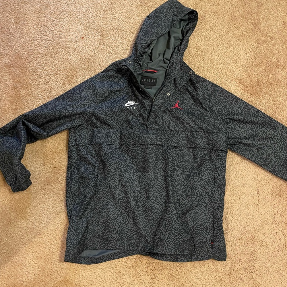 Jordan x Nike elephant print shell quarter zip